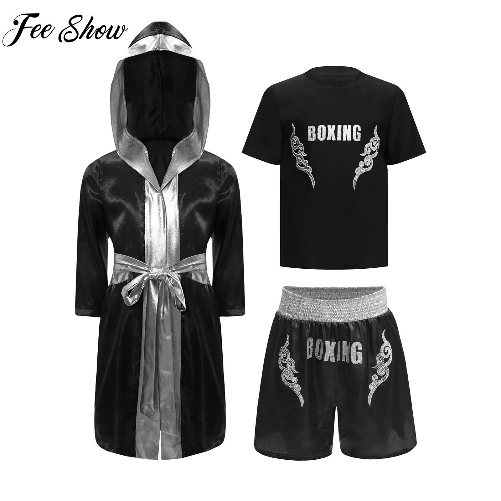Kids Boy Boxing Outfit Muay Th - Boyshort Underwear 评论和价格